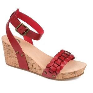 Journey & Crew Womens Woven Toe Strap Sandals